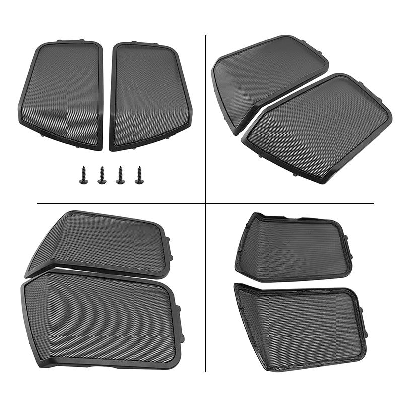 Motorcycle 6"x 9" Saddlebag Lid Speaker Grill Cover For Harley Touring Road Street Electra Glide Road King Ultra Classic 94-13