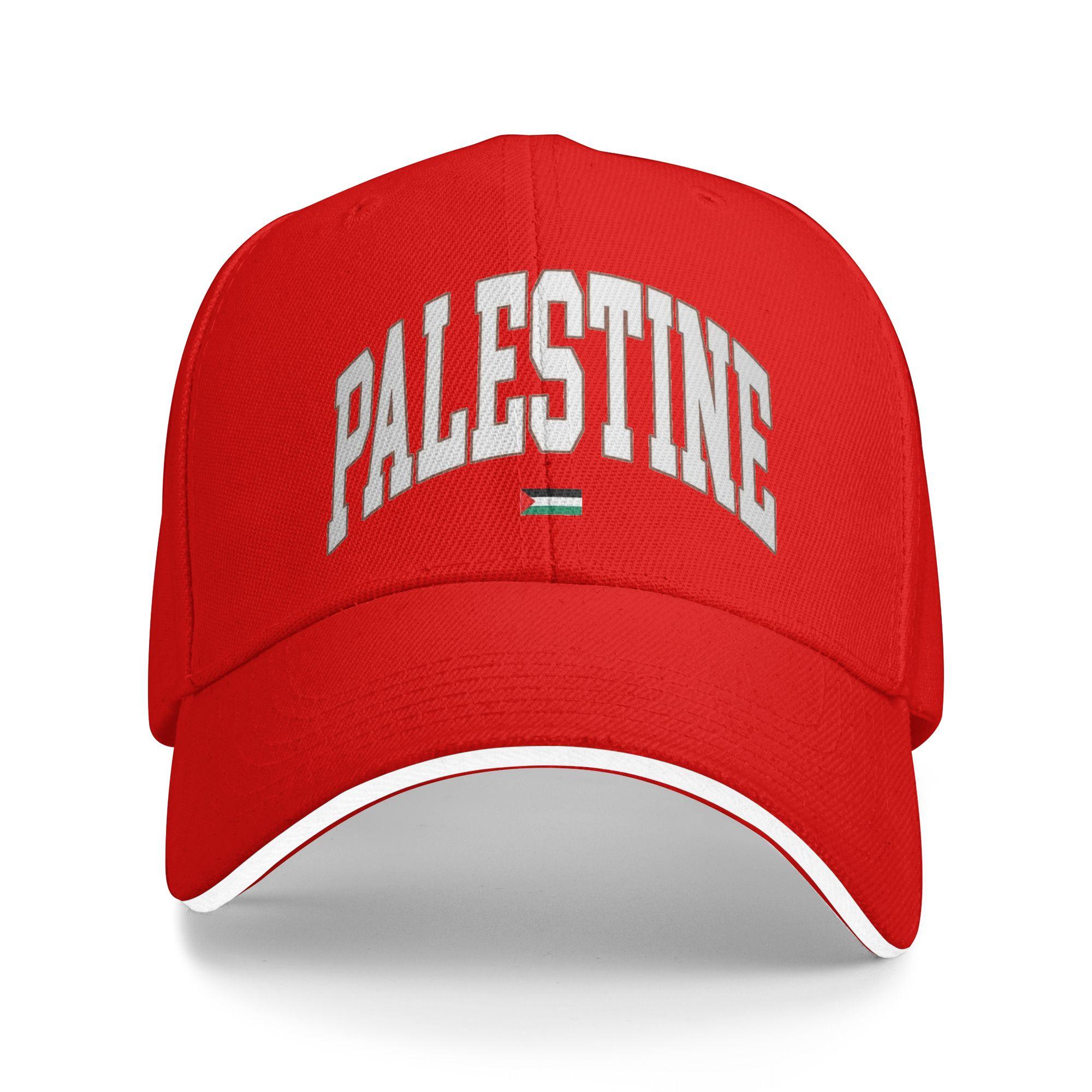 

WoUnisex Unisex Palestine Flag Outdoor Hat Spring Sun Baseball Caps New Baseball Cap Fashion Golf Sunshade One Size