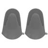 2 PCS Grey Oven Gloves Silicone Cooking Pinch Mitts Heat Resistant Silicone Oven Mitts  Kitchen