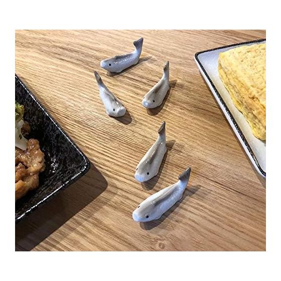 Kiyomizu-yaki Chopstick Rests, Carp Design, Set of 5, Made in Japan, Kyoto Kiyomizu-yaki Hashioki