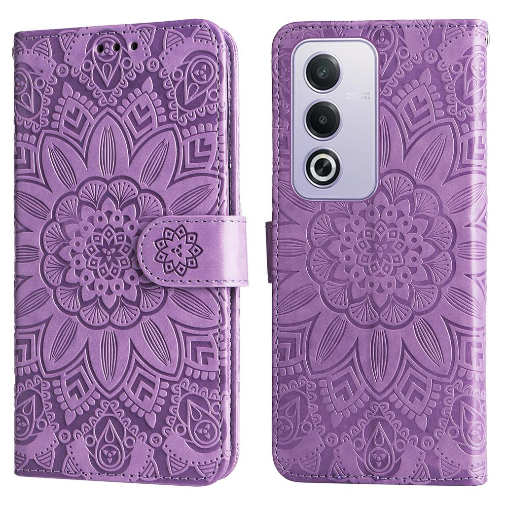 For Oppo A3 Pro (Global) 5G/(India) 5G Case Sunflower Imprint Leather Wallet Phone Cover