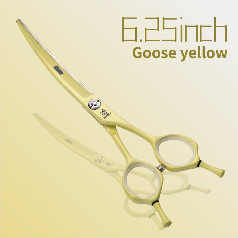 Fenice Professional 6.5/7 Ίντσες JP440C Μακαρόν Πολύχρωμο Ευθεία Κοπής Καμπυλωτό Αραιώματος Ψαλίδι 4 τεμ. Σετ Ψαλίδια Καλλωπισμού Κατοικίδιων