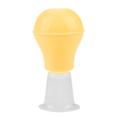 Aspirateur portable pour mamelons plats inversés(Jaune)