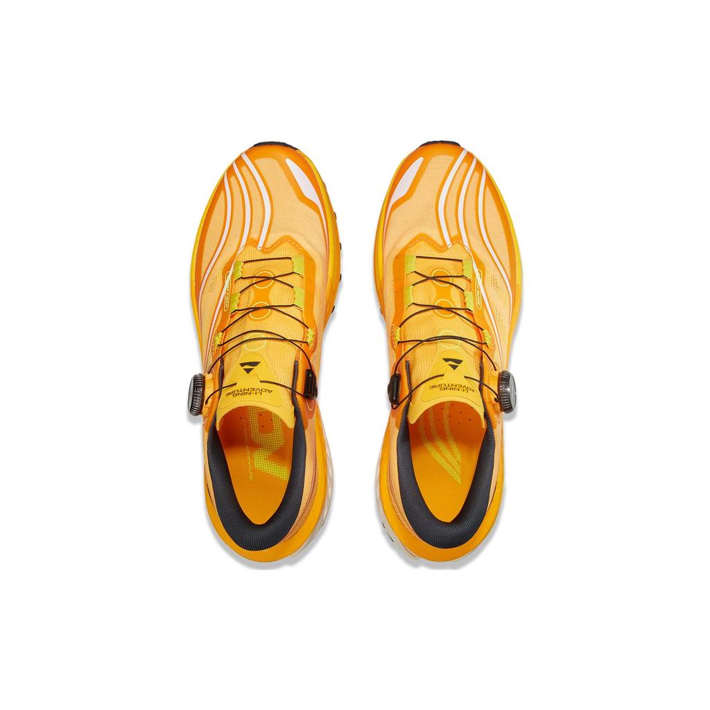 Li Ning De Lucas PRO Dämpfung Rutschfest Abriebfest Niedrig geschnitten Trailrunning-Schuhe Herren Gelb ARNT001-1