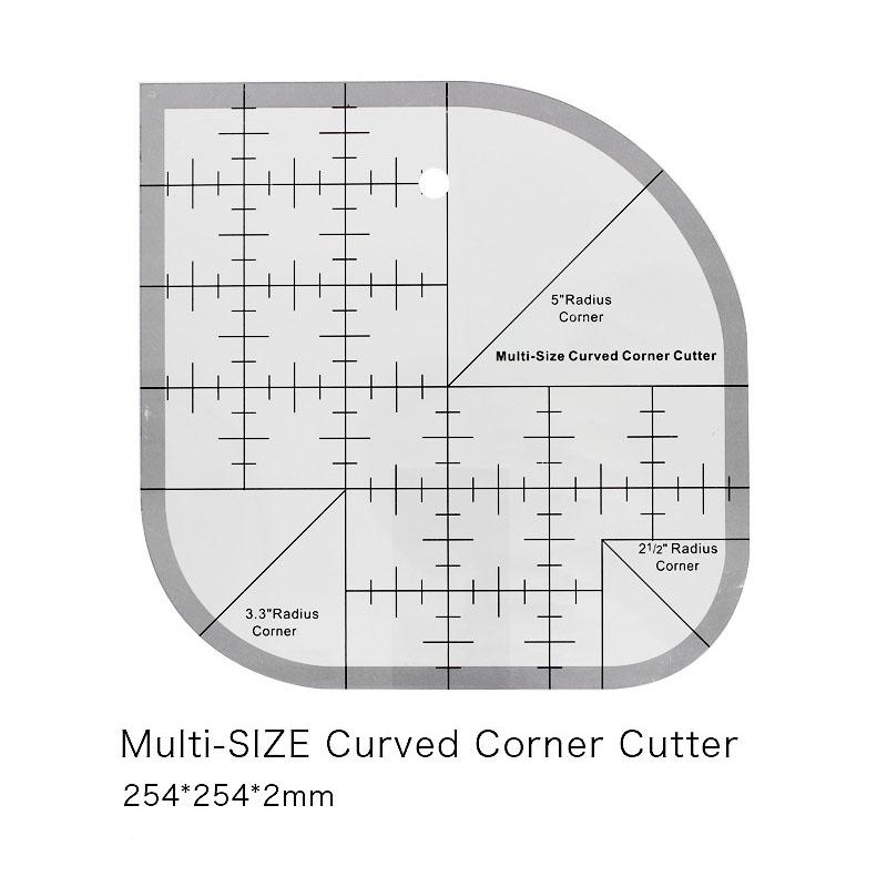 1Pc Creative Corner Knife Quilting Ruler Sewing Accessories Acrylic Sewing Ruler Diy Sewing Template Sewing Tool Corner Ruler