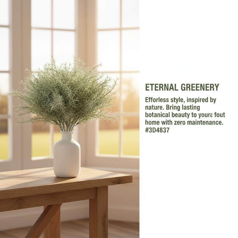 Lifelike Artificial Rosemary Stems Faux Greenery Herb Plant Decorations for Home Office DIY Crafts Kitchen Table Arrangements