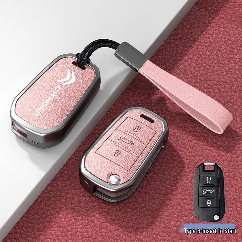 Car Key Cover & Buckle for Citroen C3XR, C4L, Tianyi, C5, C4 Sega, Elysee, C6 Models
