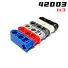 Rainbow Pig MOC Parts 42003 42796 High-tech Axle and Pin Connector Perpendicular 3L with 2 Pin Hole Building Blocks DIY Part Toy