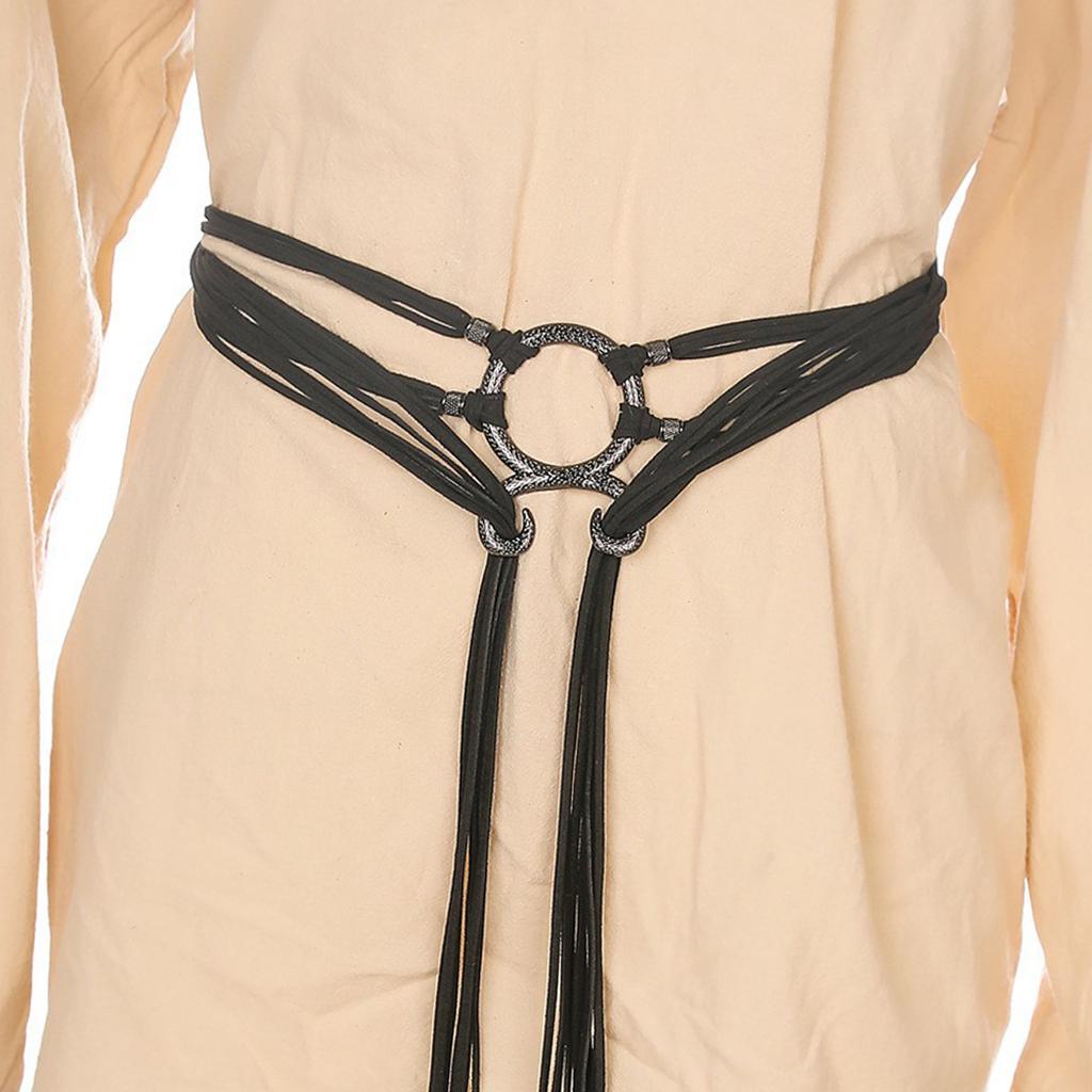 Ethnic Styles Rope Waist Belt With Knot Designs For Women Vintage Fashion Waist Accessory Waist Rope for Dress Sweater