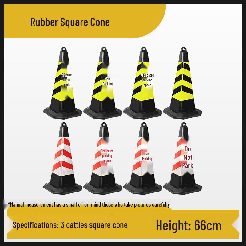 70cm No Parking PVC Reflective Traffic Cone