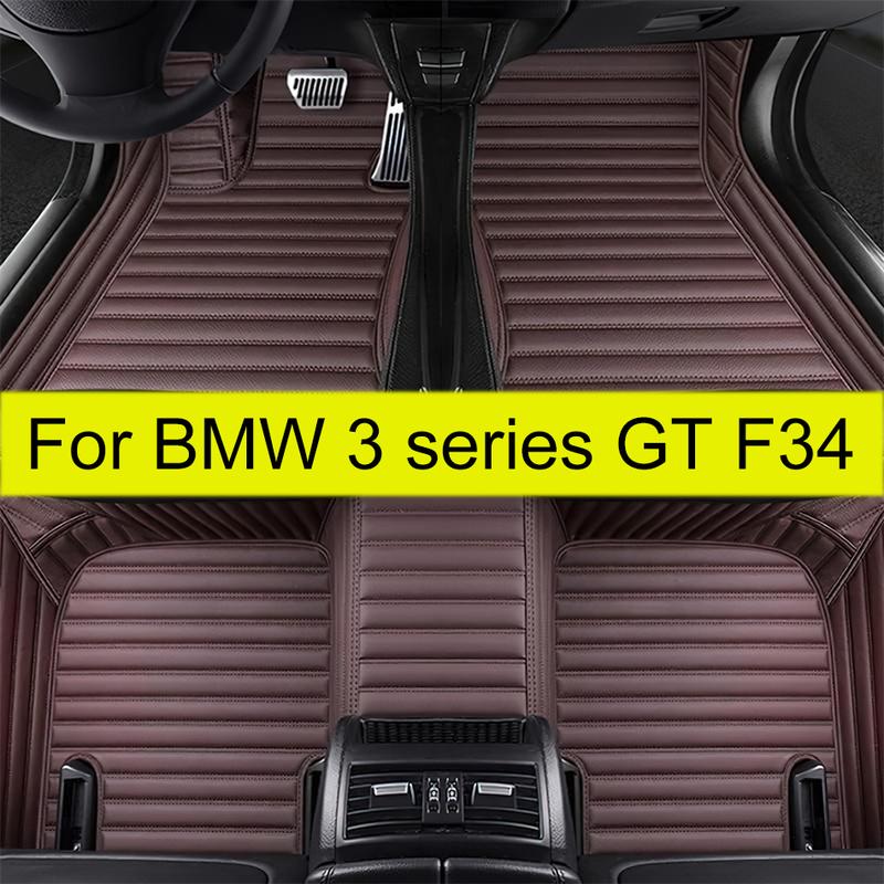 Car Floor Mats for BMW 3 Series GT F34 320i 328i 335i 2013 2014 2015 2016 2017 2018    Auto Foot Pads Automobile