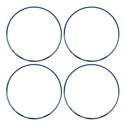 4Pcs 17 Inch Wheels Rim Protector Scratch Protection Self Adhesive Decorative Aluminum Alloy Metal