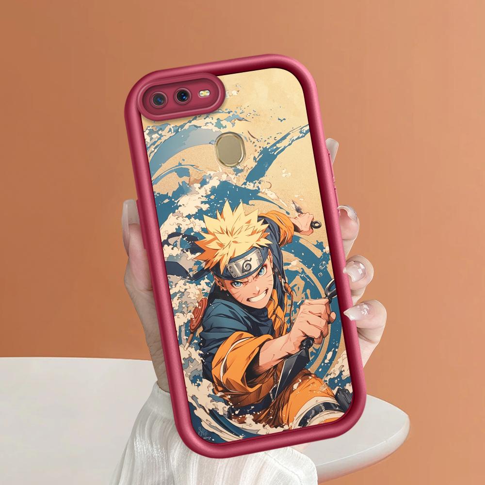 Soft Silicone Square Ladders Cartoon Pattern Full Cover Camera Protection Shockproof Case for OPPO Reno Realme OnePlus