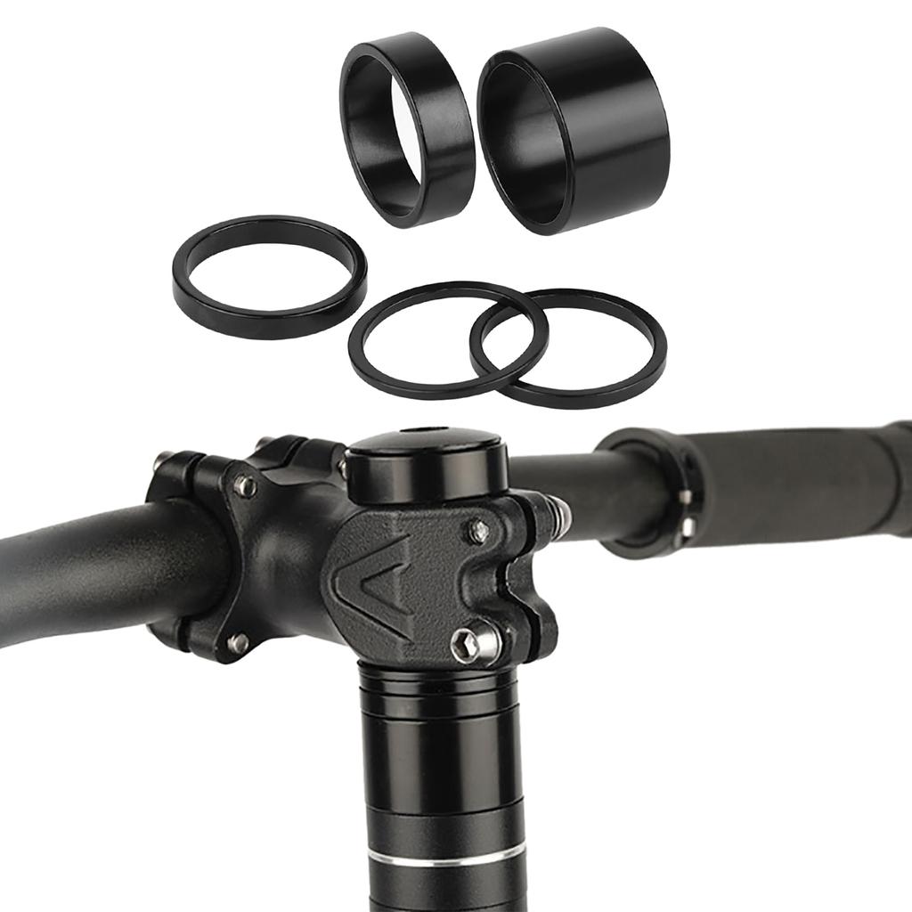 Aluminum Alloy Bike Headset Spacers Bicycles Front Fork Washer Bike Spacers Bike Headset Stem Washer for Mountain Bikes