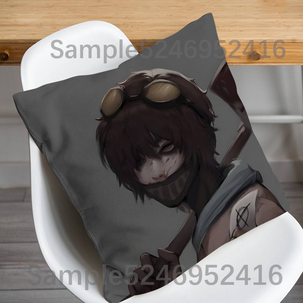 CCreepypasta Ticci Toby Pillowcases Cute Funny Pillow Case For Wedding Party Home Decor Comfy Pillow Cover