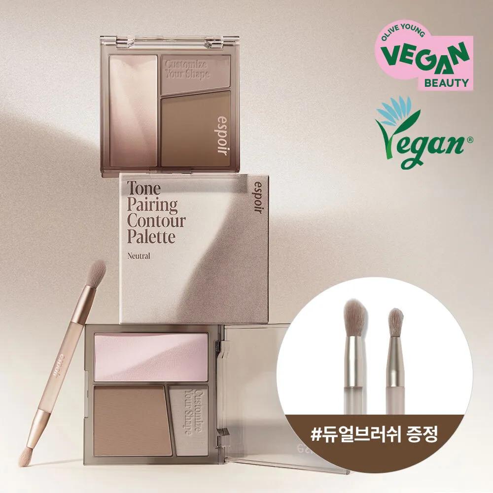 espoir Tone Pairing Contour Palette 9g [Single] 02 Cool Gray