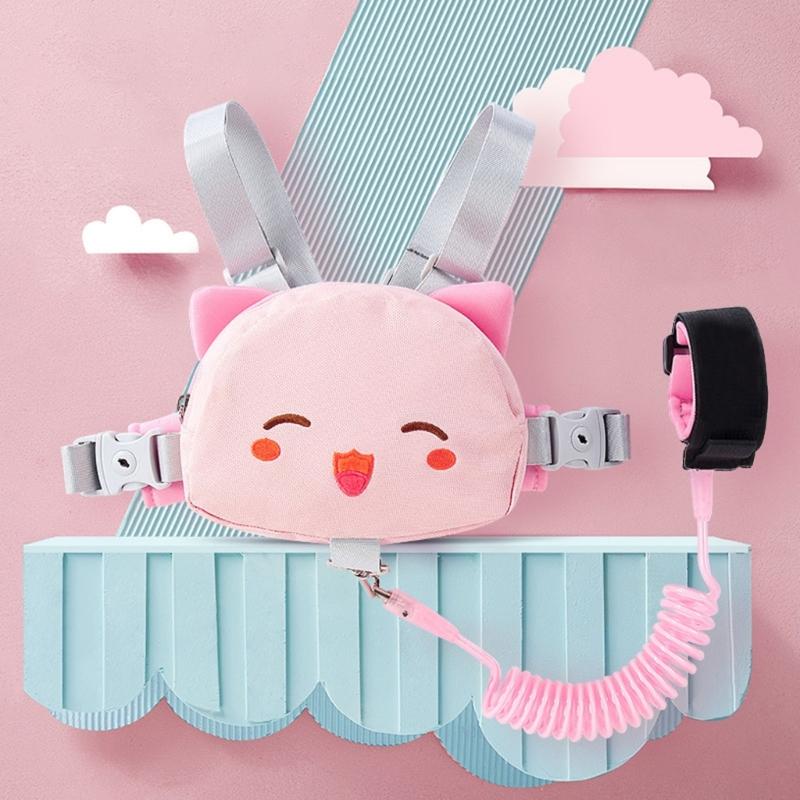 Baby Anti-Verlust-Band Kind Anti-Verlust Cartoon Rucksack Kinder Lauflernhilfe Assistentengurt Haltegurt für Junge Mädchen