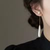 New Arrival French Elegant Niche Design Water Drops Imitation Pearl Dangle Earrings For Women Fashion Simple Jewelry Gifts