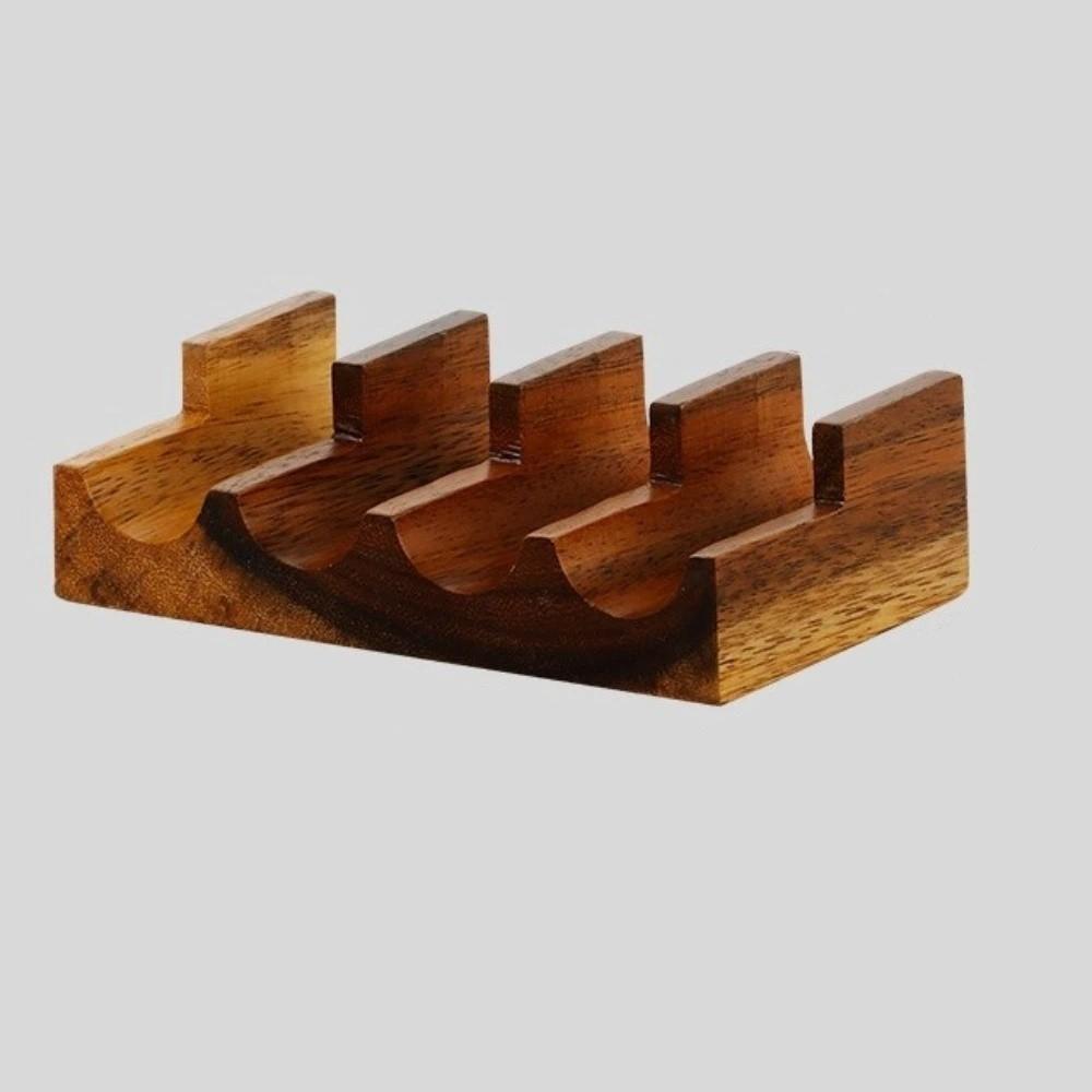 Japanese Style Walnut Sushi Rack U-shaped Sushi Wooden Tray Food Display Rack  Kitchen Tool