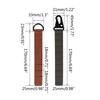 8-Hole Ground Nails Storage Chain Pu Leather Portable Tent Stakes Storage Bag Outdoor Camping Tent Pegs Organizer Bag