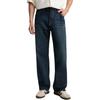 Lee Jeans Men's Dark Blue Moderate Straight Fit Pants LMB010141101261A09322
