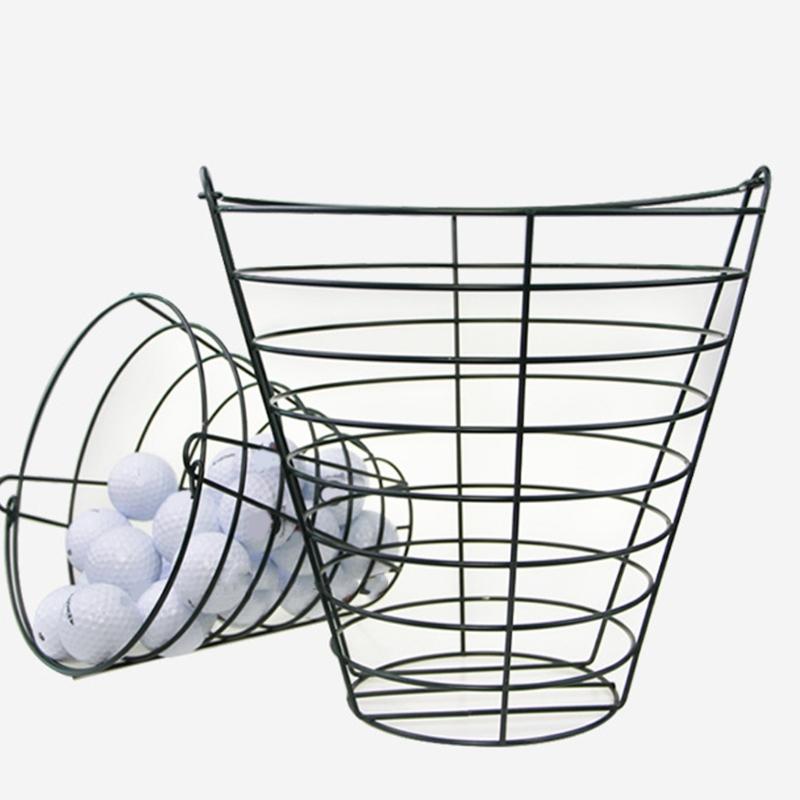 Steel Wire Golf Ball Pickers Basket Steel Wire Golf Ball Holder Container For Effortless Ball Retrieval On The Course