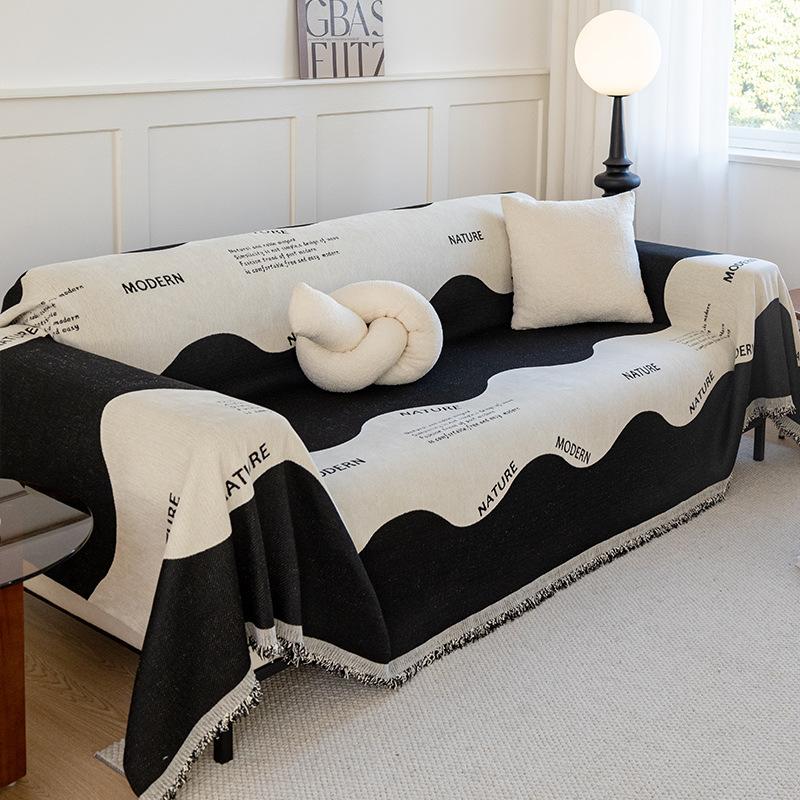 Chenille Sofa Towel Simple Modern Sofa Blanket Anti-Cat Scratch Sand Release Four Seasons Universal Leather Sofa Cover Cover Cover Cloth