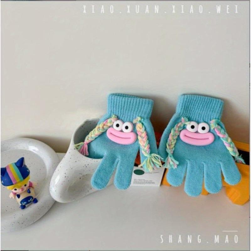 Meier P 9193 funny mouth gloves for kids kids funny gloves 15.5x11cm синий