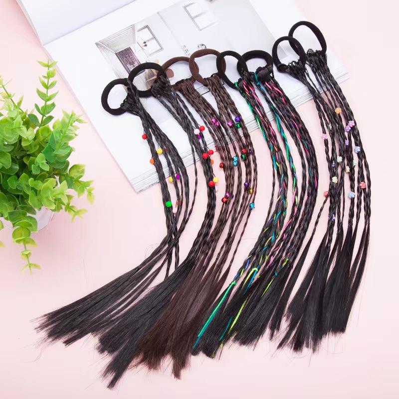 Elastic Hair Band Dimensional Dolls Flowers Rubber Band Hair Accessories Ropes Kids Baby Hair Bands
