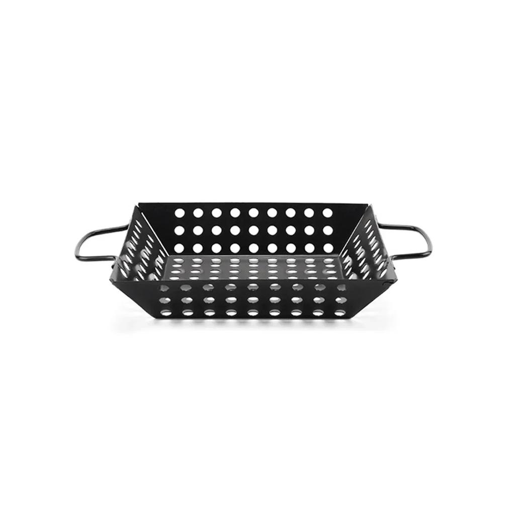 1pc New Grill Basket,Non-stick Vegetable Grilling Basket Cooking Basket,BBQ Grill Tools for Cooking Fishes,Kebabs Kitchenware