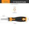 Multifunctional Screwdriver Set: Phillips, Slotted, Torx T30 Blades with Bit Handle