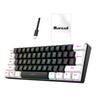 Wired Mechanical Gaming Keyboard RGB Light Design 61 Keys Compact Design Lightweight Computer Keyboard