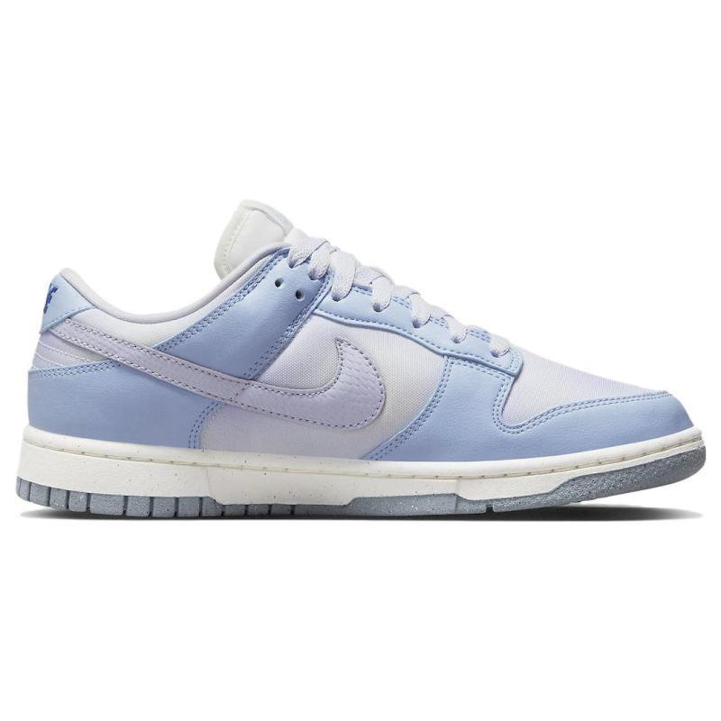 Nike Dunk "Blue Canvas" canvas comfortable and versatile low-top skate shoes for women in blue and white