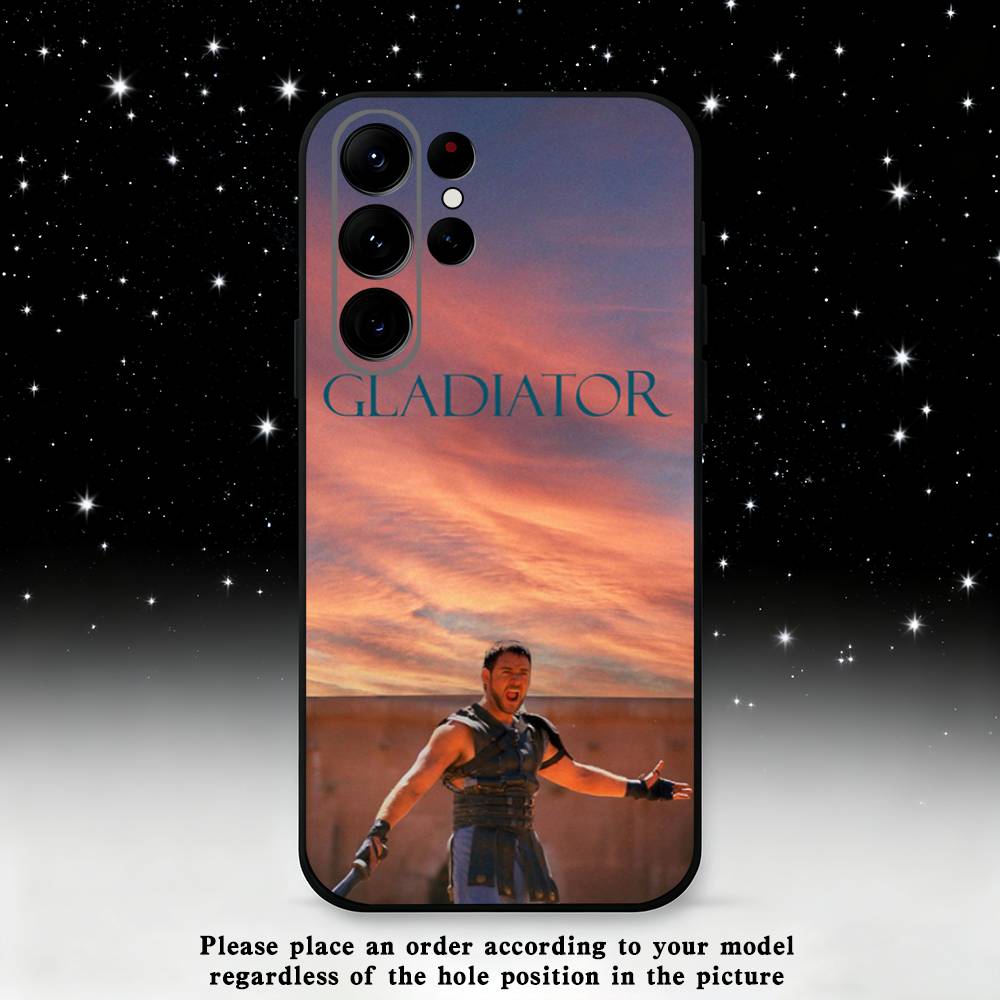

Movie G-Gladiator 2 Phone Case For Samsung S25,S24 Ultra,S20,S30 plus,S22 plus,S23,S30 Ultra 5G Silicone Black Shell Samsung S105G
