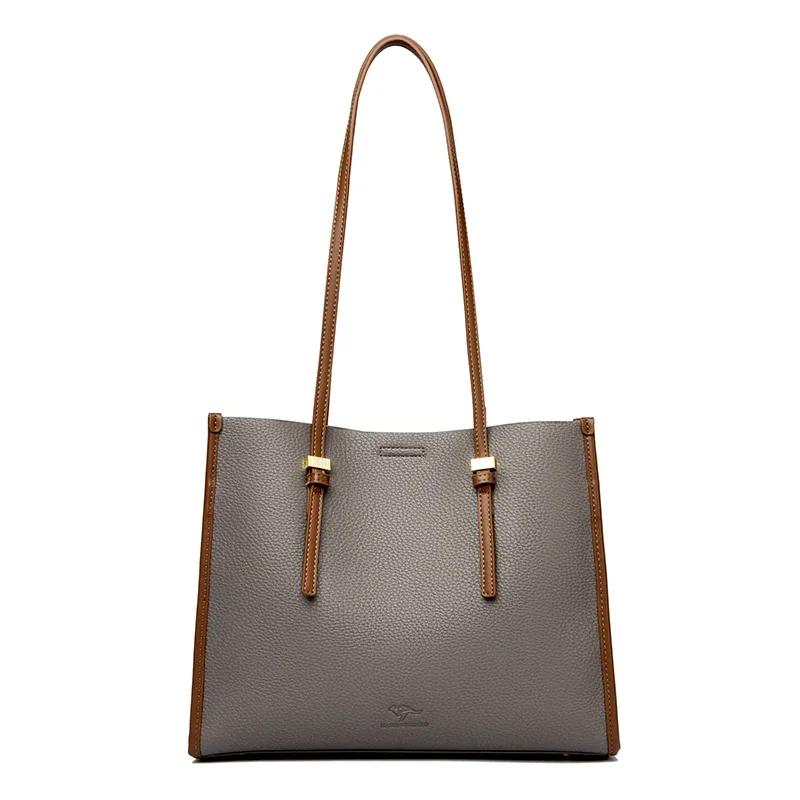 Luxury Designer Large Handbag For Women Brand Purse Female Genuine High Quality Leather Shoulder Bag Female Tote Bags New