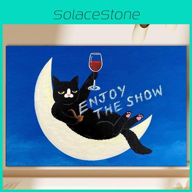 Cat Cartoon Nonslip Bathroom Rug With Waterabsorption For Bedroom Or Room Living