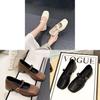 French Flat Mary Jane Shoes For Women With Buckle Detail And Low Heel For Daily Wear
