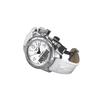 TISSOT T Touch II Quartz Movement Men's Watches Watch 43.3mm White Dial Titanium Watch Case Leather Strap T047.220.46.016.00