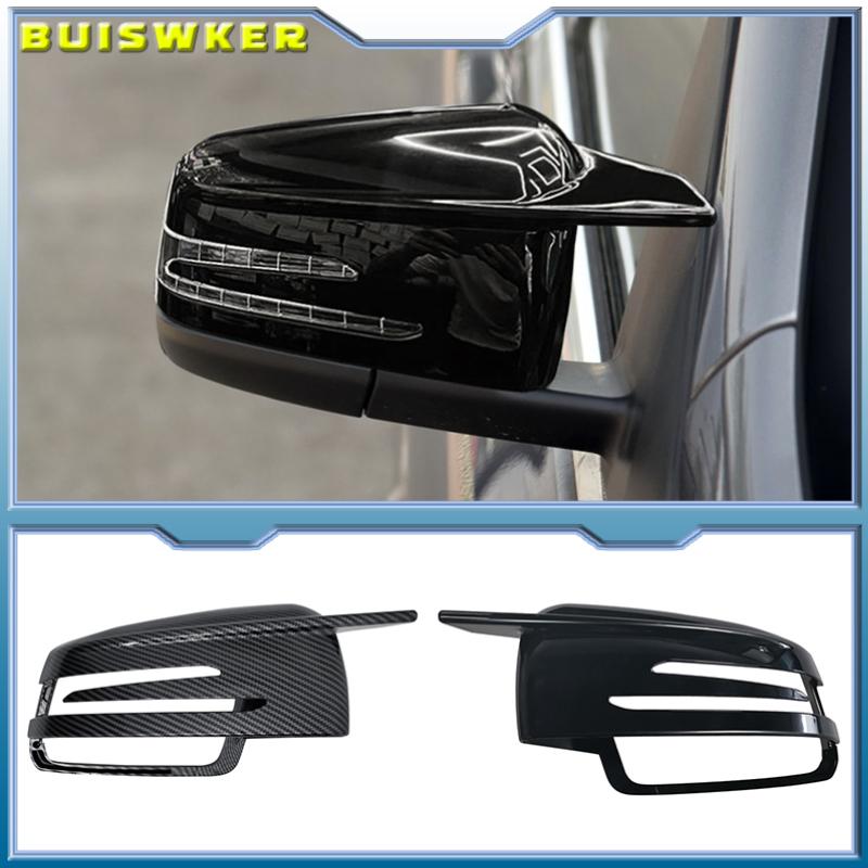 

Чехлы на боковые зеркала для Mercedes Benz W176 W246 W212 W204 C117 X156 X204 W221 C218 ABCES CLA GLA GLK Class Black
