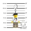 IQ Iconic Artist Key Light Keychain LED Keychain Light Block Toy Doll Movable Mini Figure