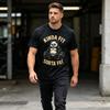 Funny Gym Panda Weightlifting Graphic Tshirt Soft Modal Kinda Fit Sorta Fat Unisex Tee Workout Casual Short Sleeve Fash Tops