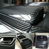 Moldura Interior de Coche Cuero PU Relleno de Huecos Tira Decorativa Trenzada DIY Universal Autoadhesiva Lujosa Pegatina de Estilo de Coche