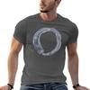 Watercolor Enso In Grey Tshirt Plus Size Street Style Tee