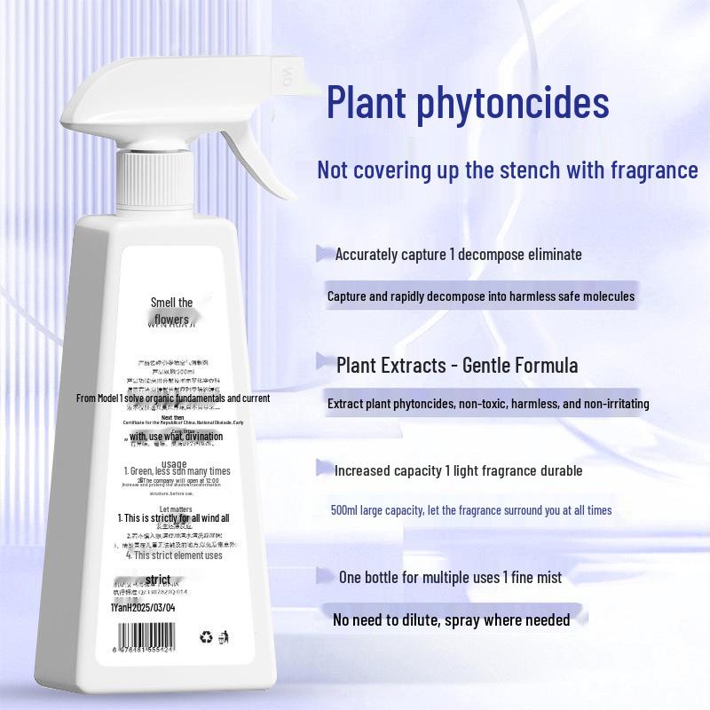 Fresh Scent Odor Remover for Indoor Toilets, Quilts, Mattresses, Clothes, and Urine Odor