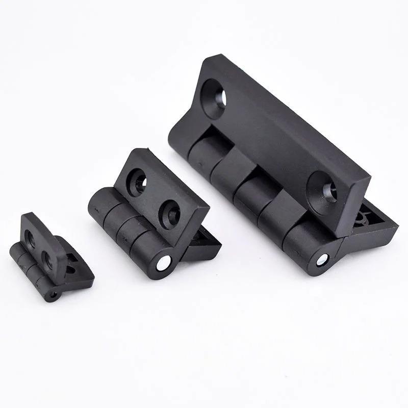 

10pcs Hinges Black Color Nylon Plastic Butt Hinge for Wooden Box Furniture Electric Cabinet Scharnier Door Hinges 30x40