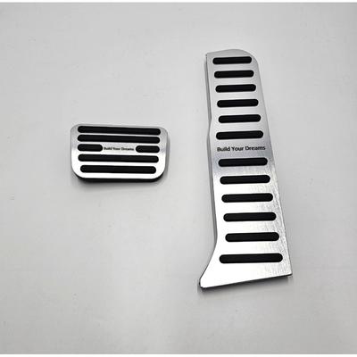 Für BYD Seal U Song Plus DM-i EV -2024 Aluminiumlegierung Auto Gas- Bremspedale Rutschfest Auto Kraftstoff Fußpedalabdeckungen Teile