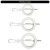 2lots Plastic Flag Clip Secure Swivels Mounting Prevents Tangling Weather Resistant Rings For Outdoor Flag Display