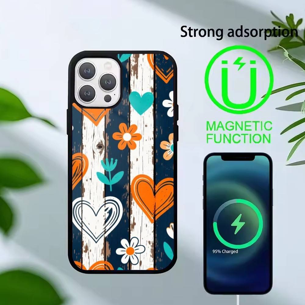 Y2k I-INS Graffiti Phone Case For iPhone 17,16,15,14,13,Pro,Max,Plus,Magnetic For Magsafe Wireless Charging
