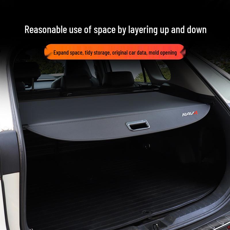 Compatible Rear Trunk Cargo Cover for Toyota RAV4 and Highlander