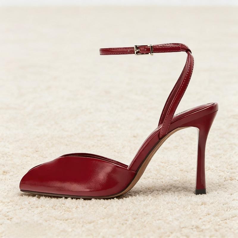 Sexy Thin Heels Sandals Women Ankle Strap Elegant Wedding Dress Shoe Female Fashion Brand High Heels Sandalias De Mujer